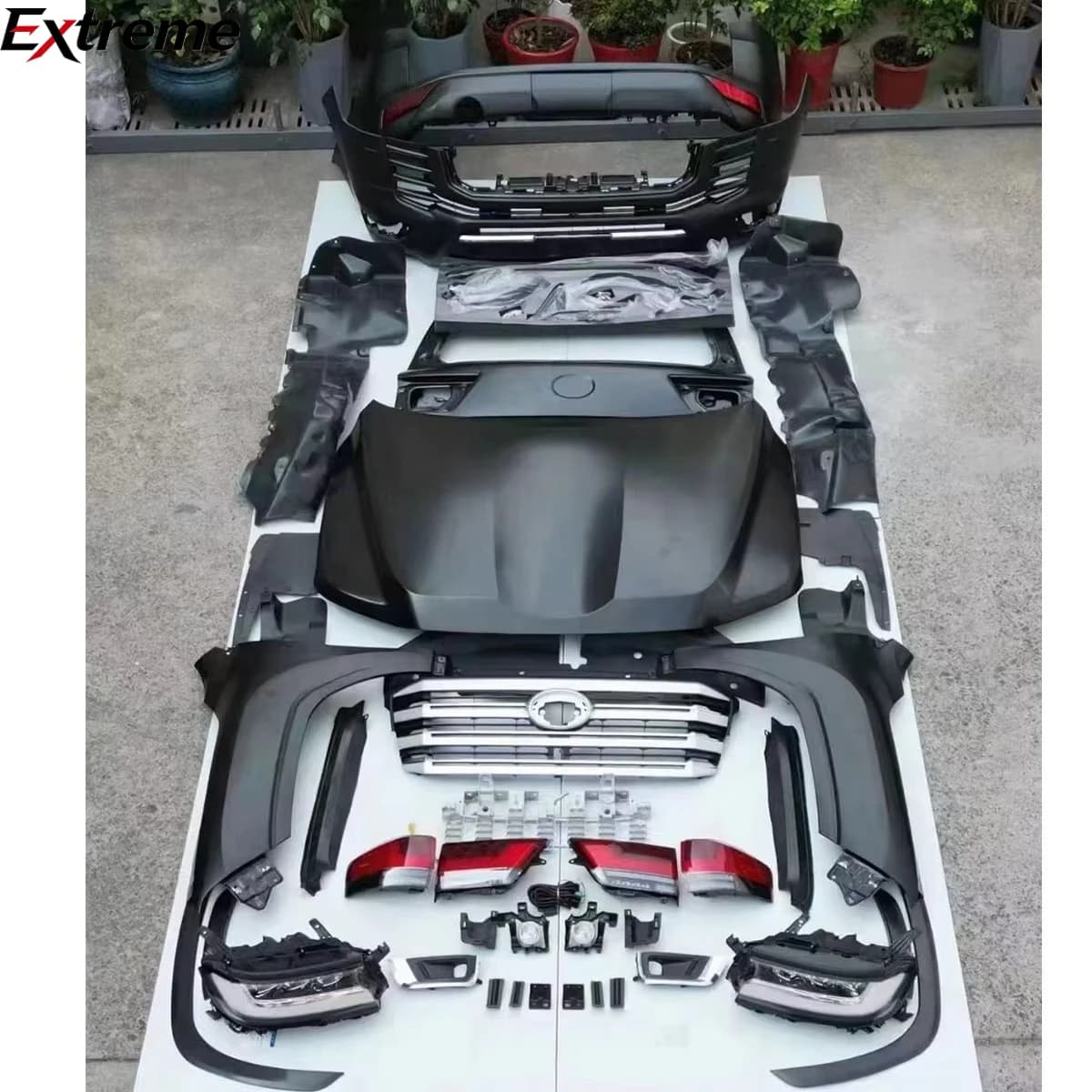 Applicable for Toyota LC200 2008-2020 Change to LC300 Style High Performance Bumpers Body Kit Bodykit.