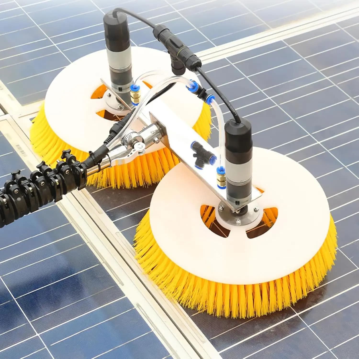 Solar Photovoltaic Panel Cleaning Equipment Machine For Cleaning Solar Power Panels Robot Automatic Solar Panel Cleaning Machine