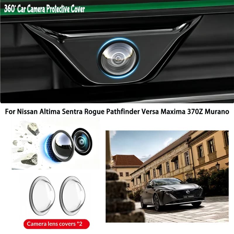 Car camera protective cover lens cover For Nissan Altima Sentra Rogue Pathfinder Versa Maxima 370Z Murano