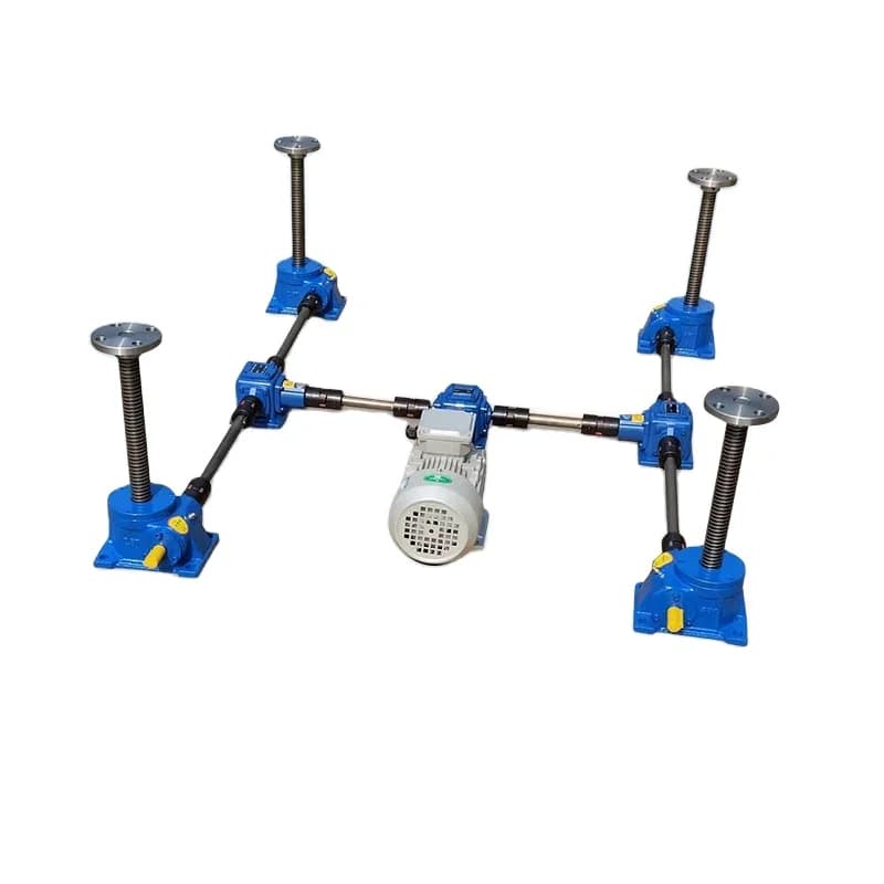 SWL Series Worm Gear Screw Jack Synchronous Lifting Platform Worm Screw Lifter for Industrial Mechanical Lifting Equipment