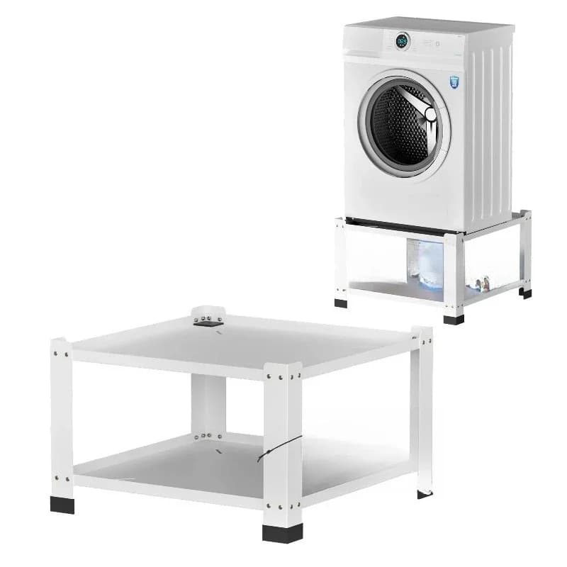 Upgraded metal laundry base, washing machine wide platform rack, washing machine dryer bracket, washing machine dryer base.