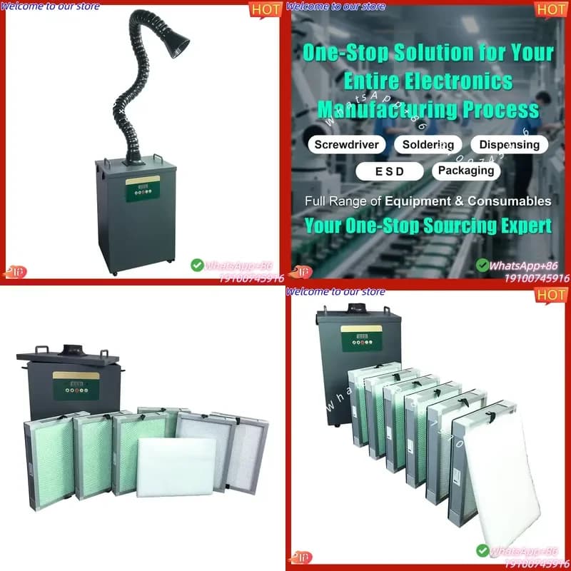 2026 Portable Dust Collector Welding Fume Purifier Extractor Soldering Fume Extractor