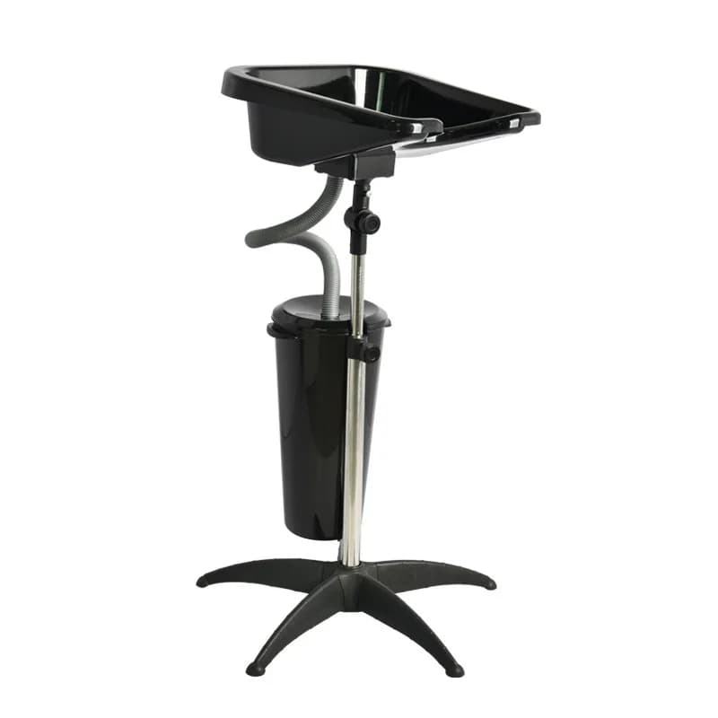 Portable Vertical Shampoo Basin Barber Shop Mobile Salon Rinse Basin Lift Sink Basin