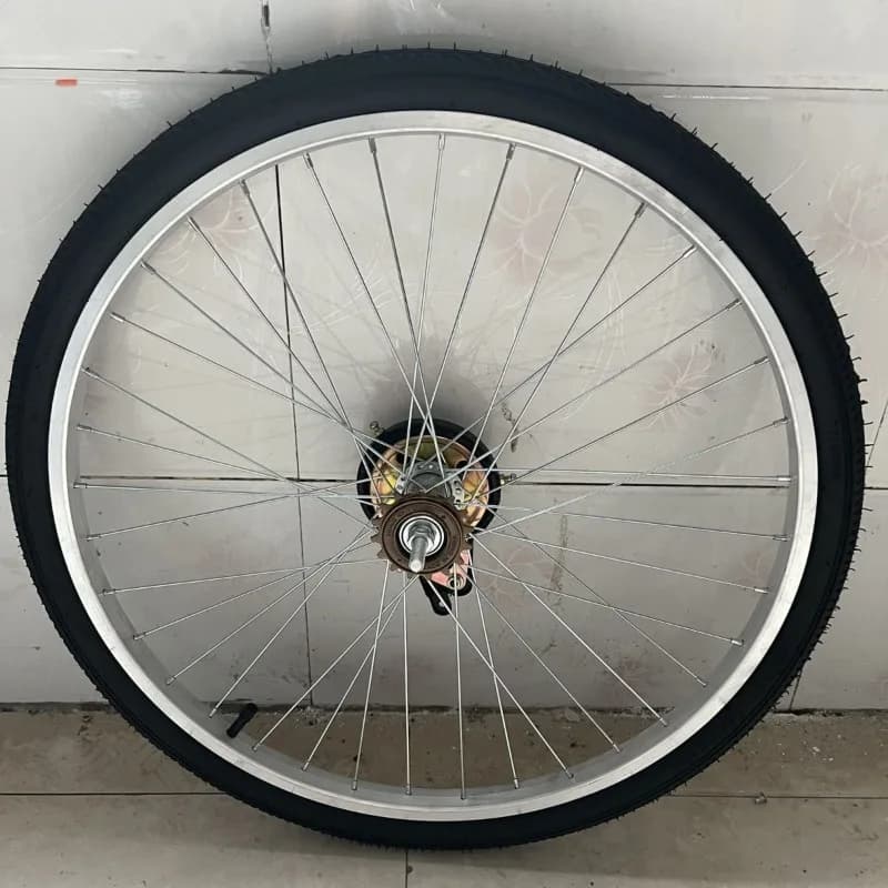 Bicycle Wheel Set Bicycle Full Steel Rim Wheel Front Wheel Rear Rim Bicycle Accessories