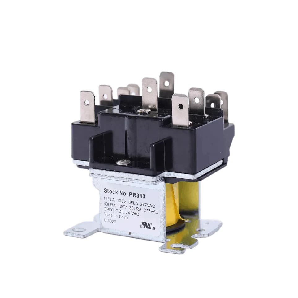 5pcs CUL Air Conditioner Switching Relay 24V 220V Switch Relay Switching Control Air-conditioning and Heating Fans for HVAC/R