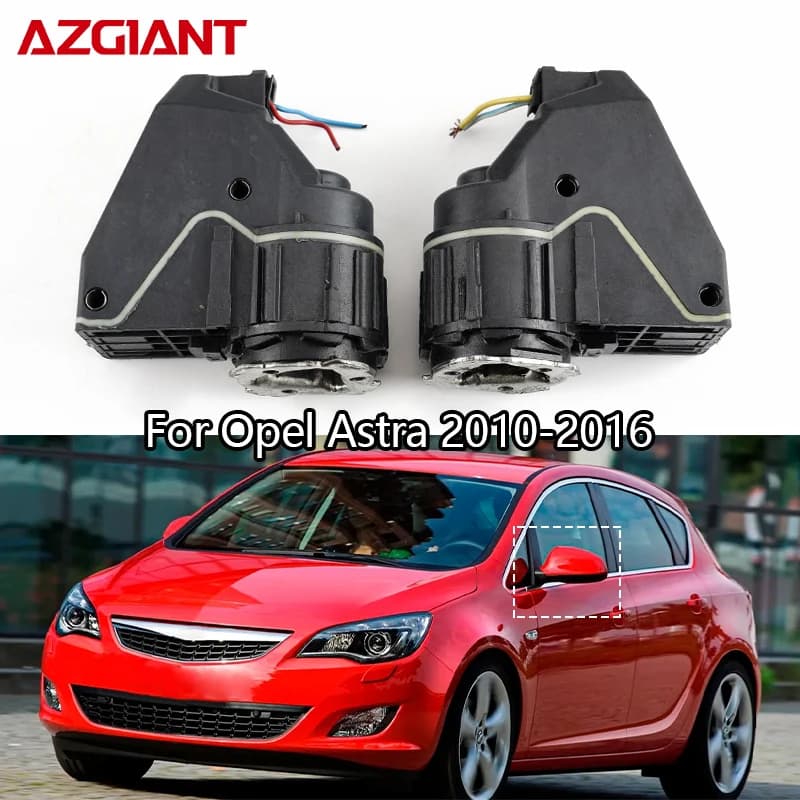 AZGIANT For 2010-2016 Opel Astra Car Power Folding Mirror Module Left Right Power Fold Retract Extend Direct Replacement
