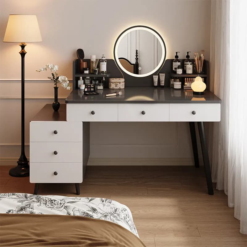Beauty Luxury Dressing Table Modern Mid Century Service Bedroom Dressing Table Makeup Storage Comoda Pra Quarto Home Furniture