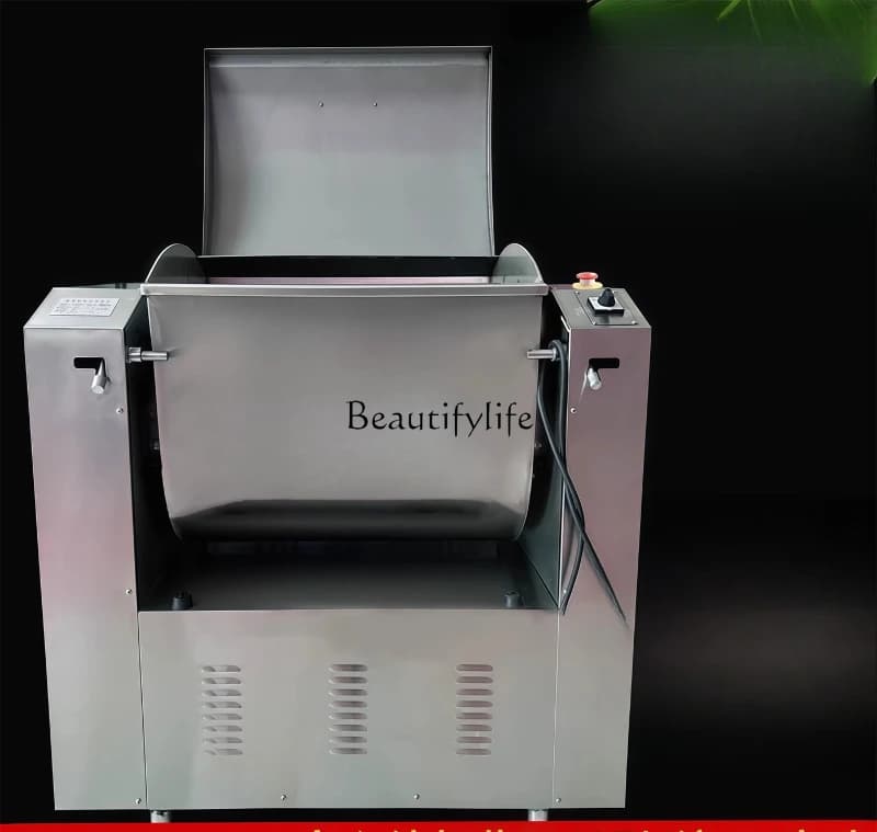 1All stainless steel large capacity low noise chef 25kg steamed bread ramen kneading and stuffing machine