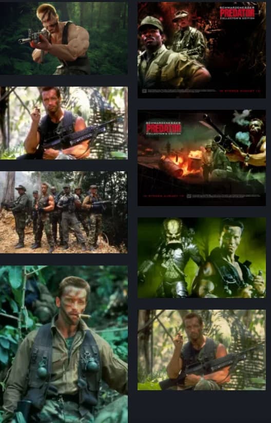 10Style Choose Arnold Predator Canvas POSTER ,Home Decor Wall art painting