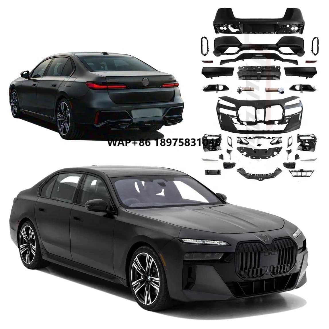 Factory Refit Retrofit ABS PP Plastic Body Kit for 7 G70 2023 2024 2025 2026 735Li 740Li  Upgrade to M760 M Sport