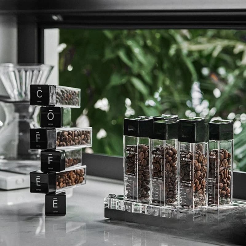 Coffee bean storage sealed tube centrifuge tube display tube coffee bean sub-packaging test  storage food grade display