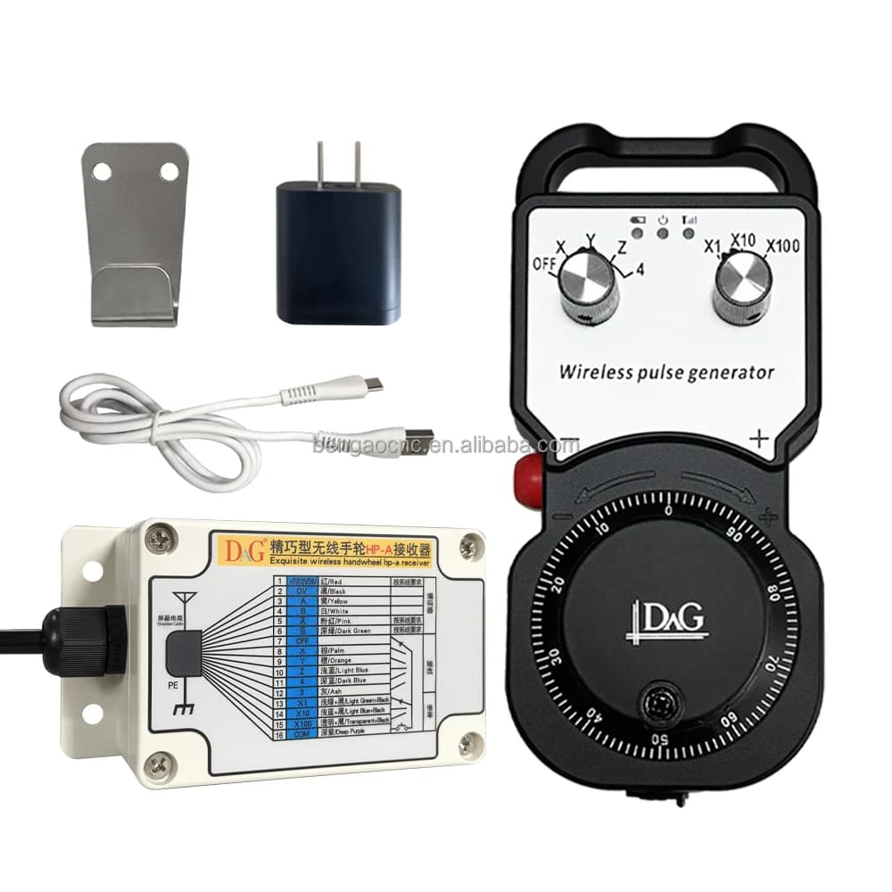 3 4 5 Axis Universal Version Wireless Mpg Handwheel Manual Pulse Generator for System