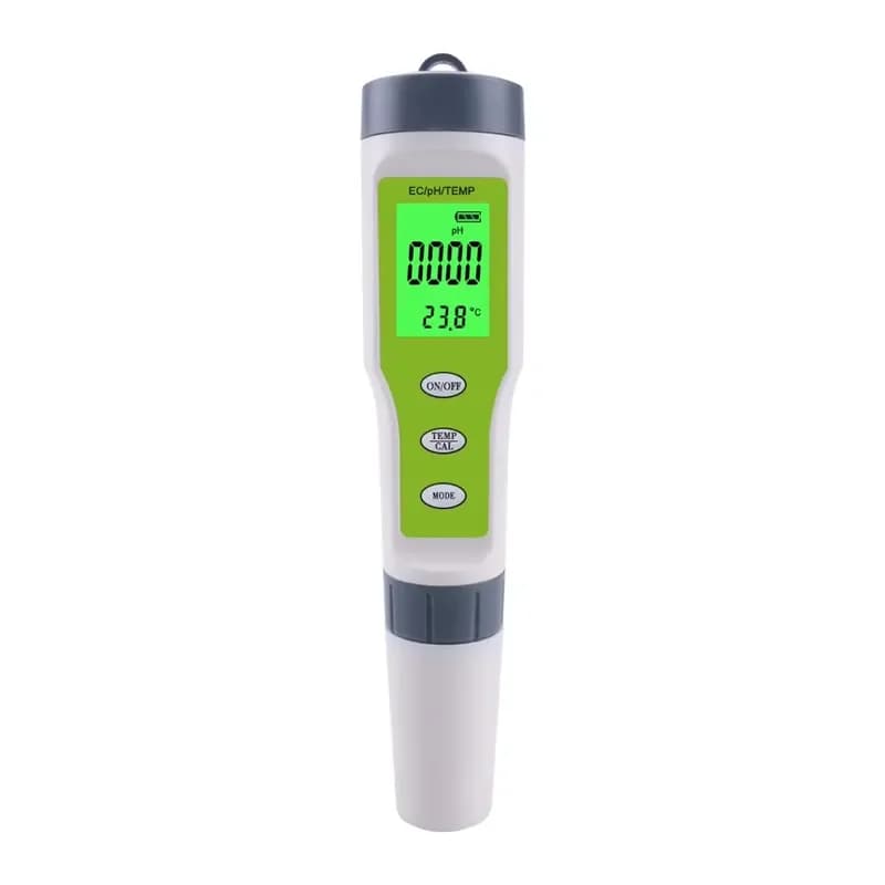 3 in 1 PH EC Temp Tester Water Quality Test Pen Backlight PH Meter Conductivity Detector