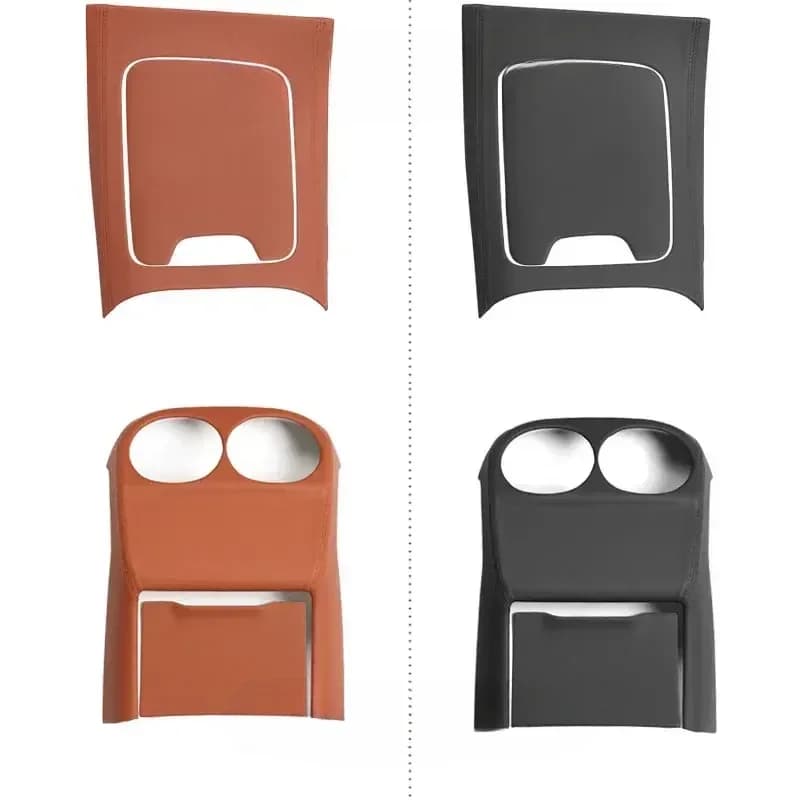 Suitable for Mercedes-Benz C GLC W206 X254 car center console leather panel cover decorative frame interior modification