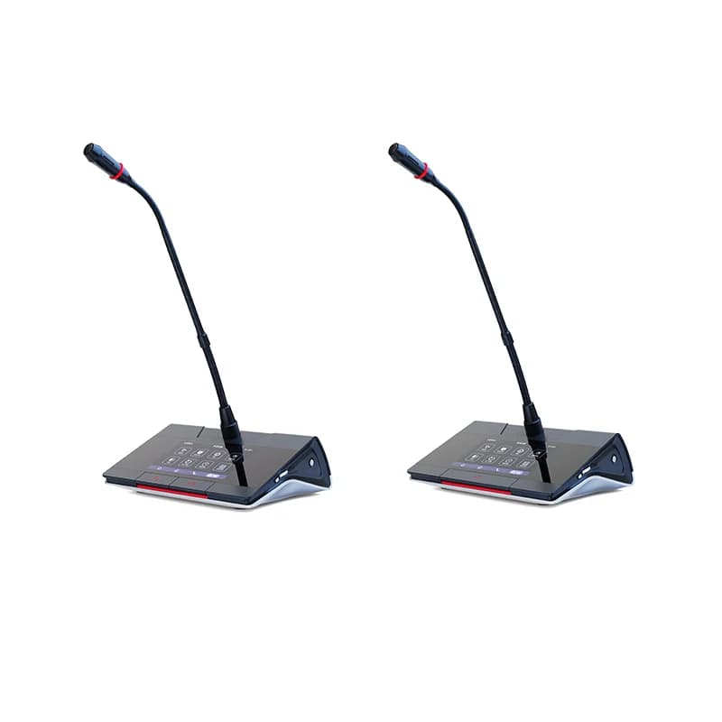 High-Sensitivity Wireless Audio System with Voting - Quick Response Conference Microphone for Business Meetings