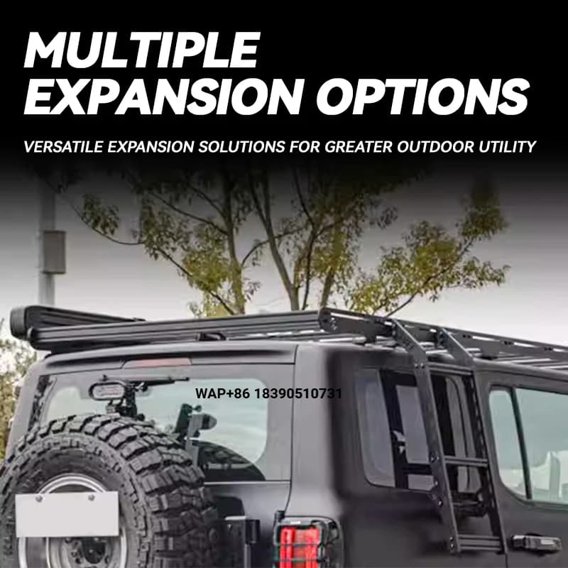 New Design Exterior Accessories Off Road Luggage Rack Aluminum Alloy Roof Rack  for Tank 500 Accessories