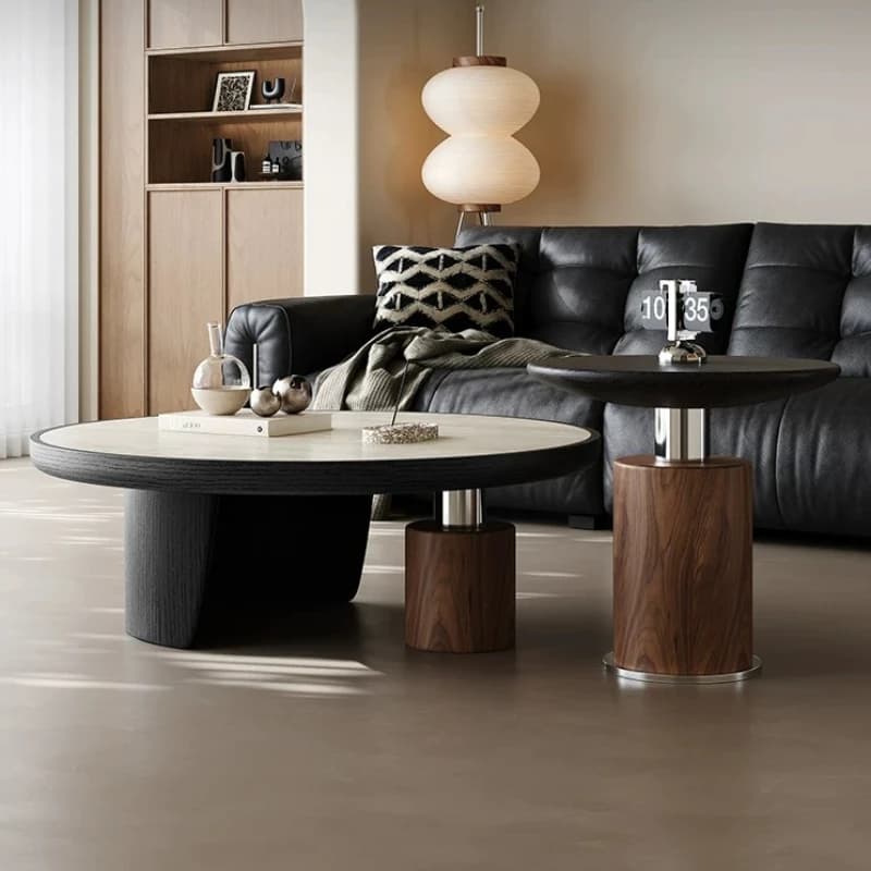 Modern Coffee Tables Living Room Round Brief Center Table Apartment Luxurious Tavolino Da Salotto Luxury Room Furniture