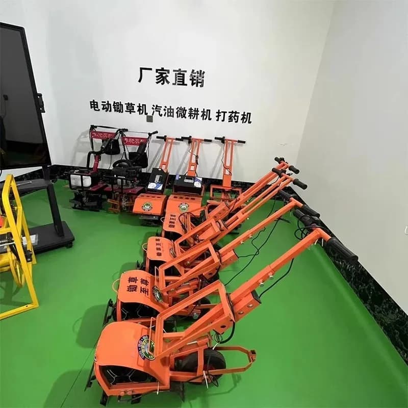 Multifunctional electric weeder, trencher, small weeding and soil loosening trencher, rechargeable, agricultural tillage machine