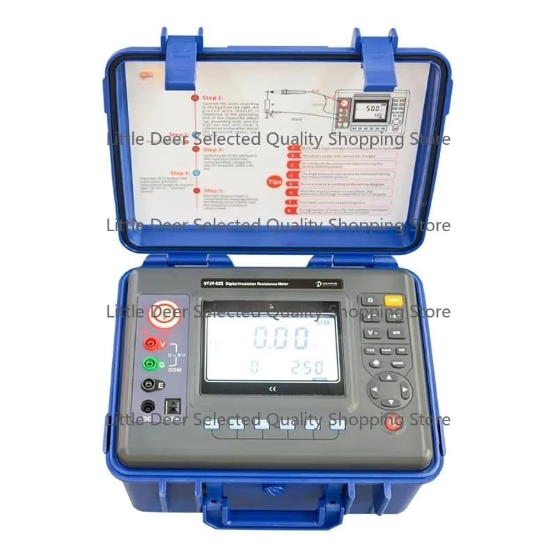 DJY-625 Digital Megohmmeters High Precision Resistance Meters Intelligent Insulation Resistance Tester