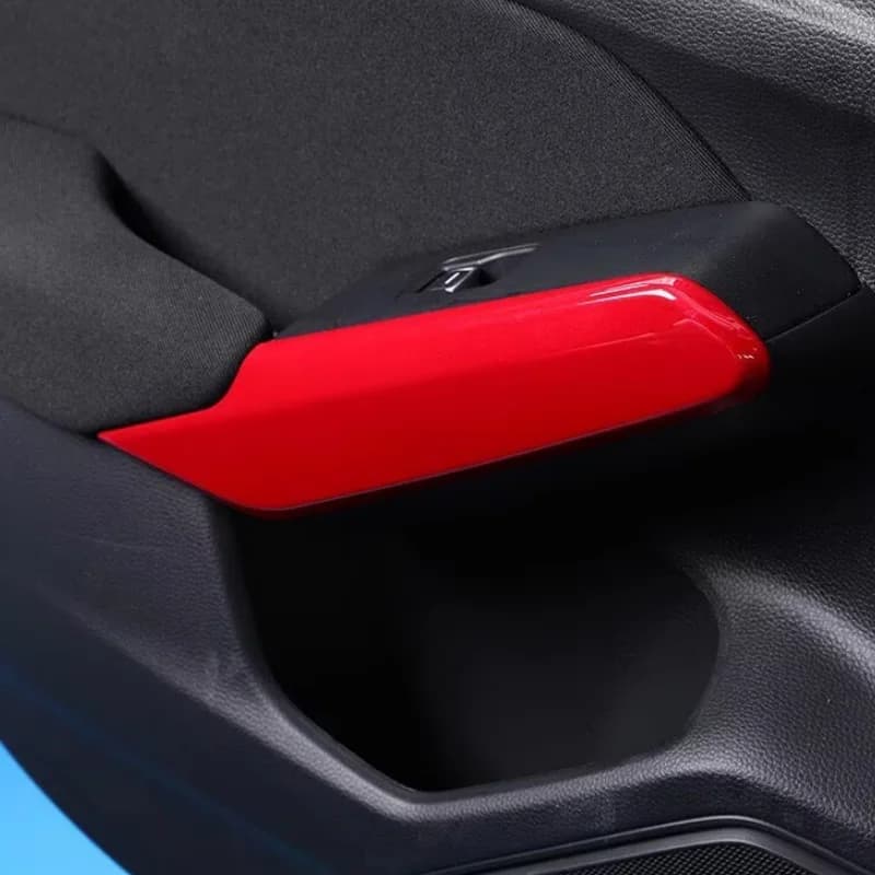 Fit For Honda Civic 11th 2022-2024 ABS Carbon Fiber Interior Left Right Door Armrest Panel Cover Trims