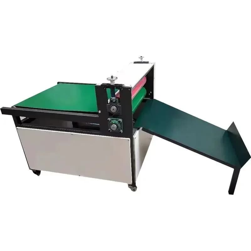 Flattening machine, paper press, book shell leveling machine, leather shell, roller conveyor, flattening of cartons