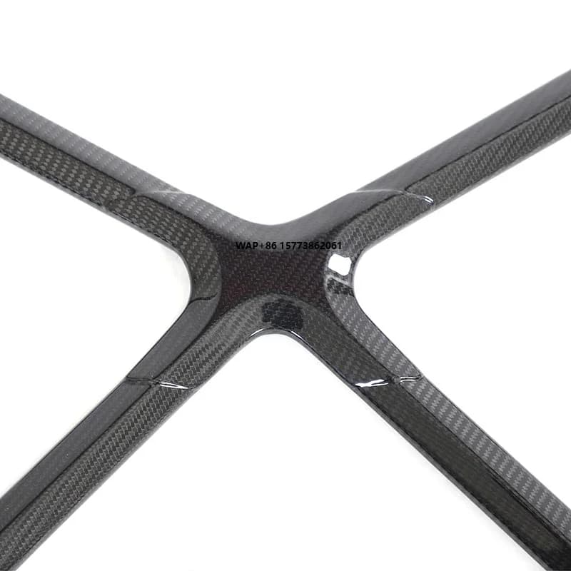 Prepreg Dry Carbon Fiber R8 Engine X-Brace X Brace Strut Bar for  R8 Gen 2020-2023