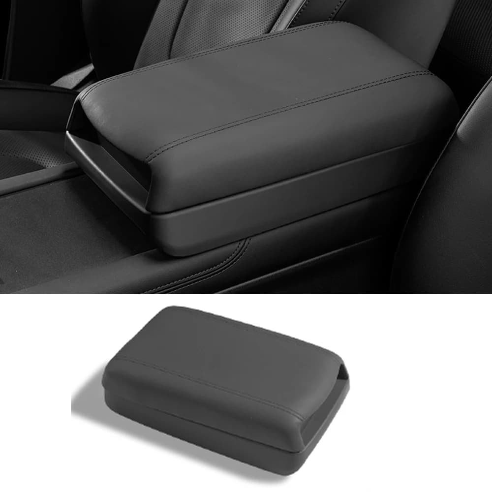 For 2025 TANK 300 Armrest Box Height Riser Pad ABS+Napa Leather Storage Organizer Center Console Tray Interior Accessories