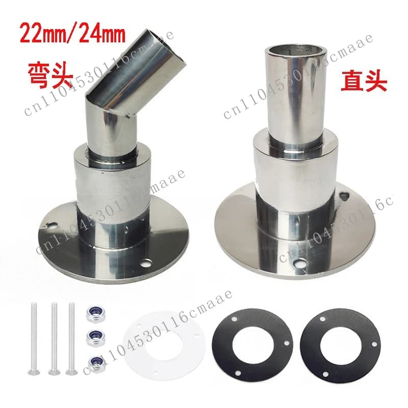 Exclusive for ship parking heater exhaust pipe Yacht stainless steel accessories 24mm flange breathable exhaust pipe