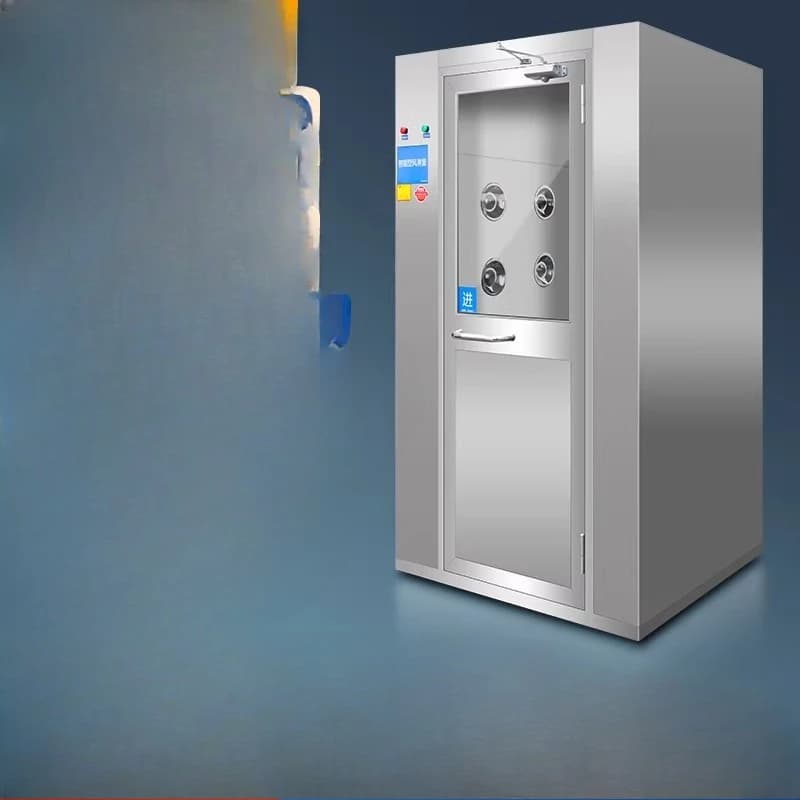 Stainless steel air shower room, single double blow, dust-free