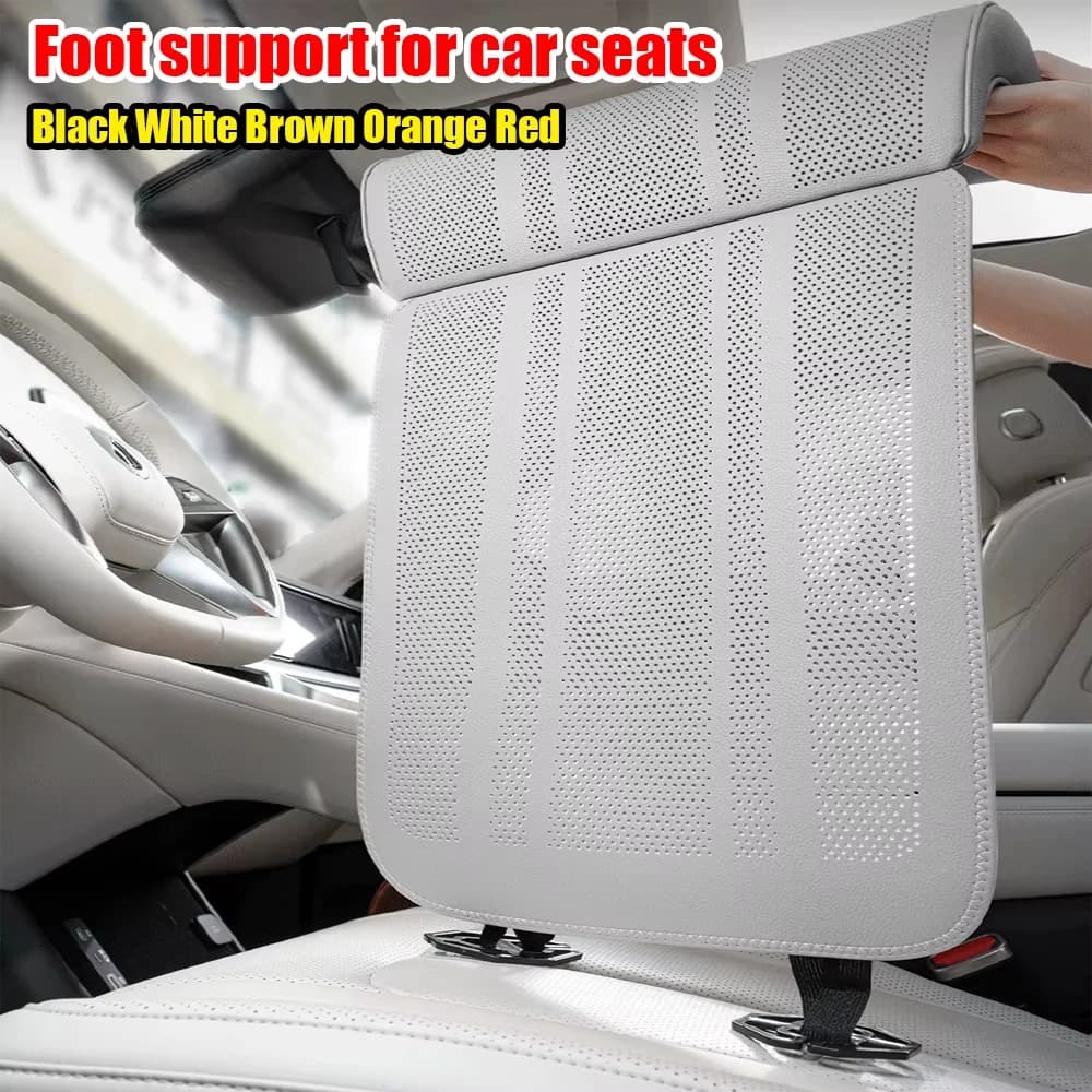 Car Seat Cushion with Leg Support Universal Seat Protection Cover Extension Leg Rest Padding Relieve Fatigue Car Accessories