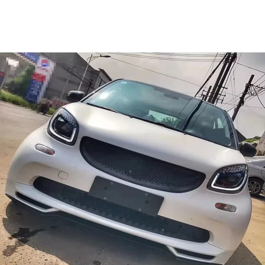 Smart 453 B Style Front Lip Side Skirts Rear Diffuser Exhaust System Body Kit Upgrade Facelift Set New Body Parts Car Accessory