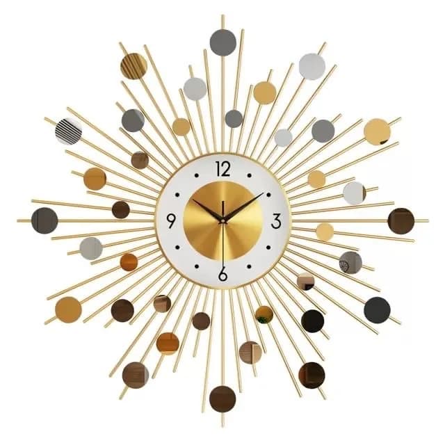 &c 60cm Golden Fashion Modern Simple Clock Personality Creative Home Nordic  Living Room Decor Light Luxury Watch Dropshipping