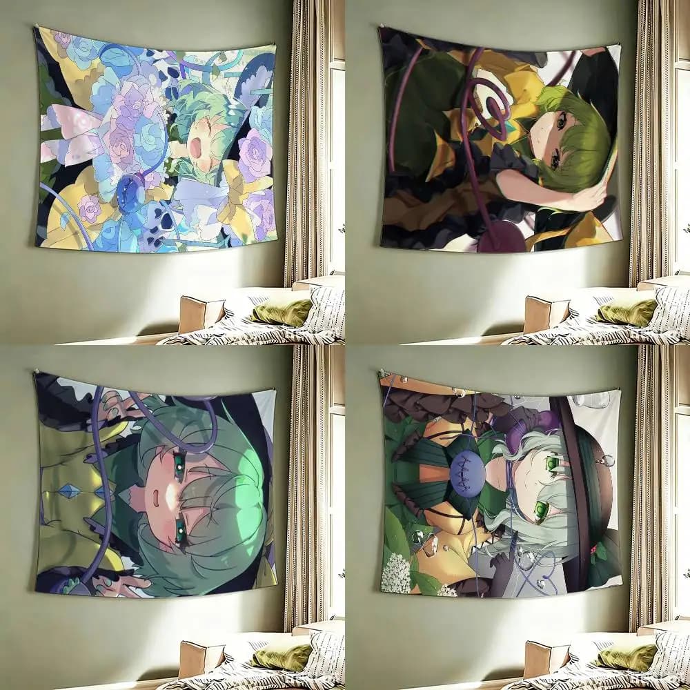 Koishi Komeiji Touhou Project   flag Best Price Decoration Outdoor Picnic Party Art Hanging Party