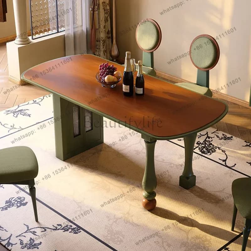 LD Restaurant Mobile Dining Table Kitchen Wood Gaming Study Modern Luxury Dining Table   Mesas De Jantar Home Furniture