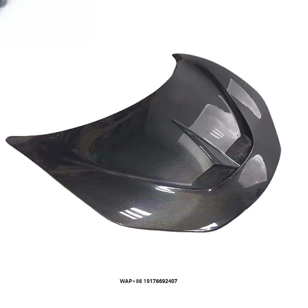 Carbon Fiber Car Hood Bonnet Engine Hood Cover Easy Install for  458 Italia Spider Speciale Style Car Accessories