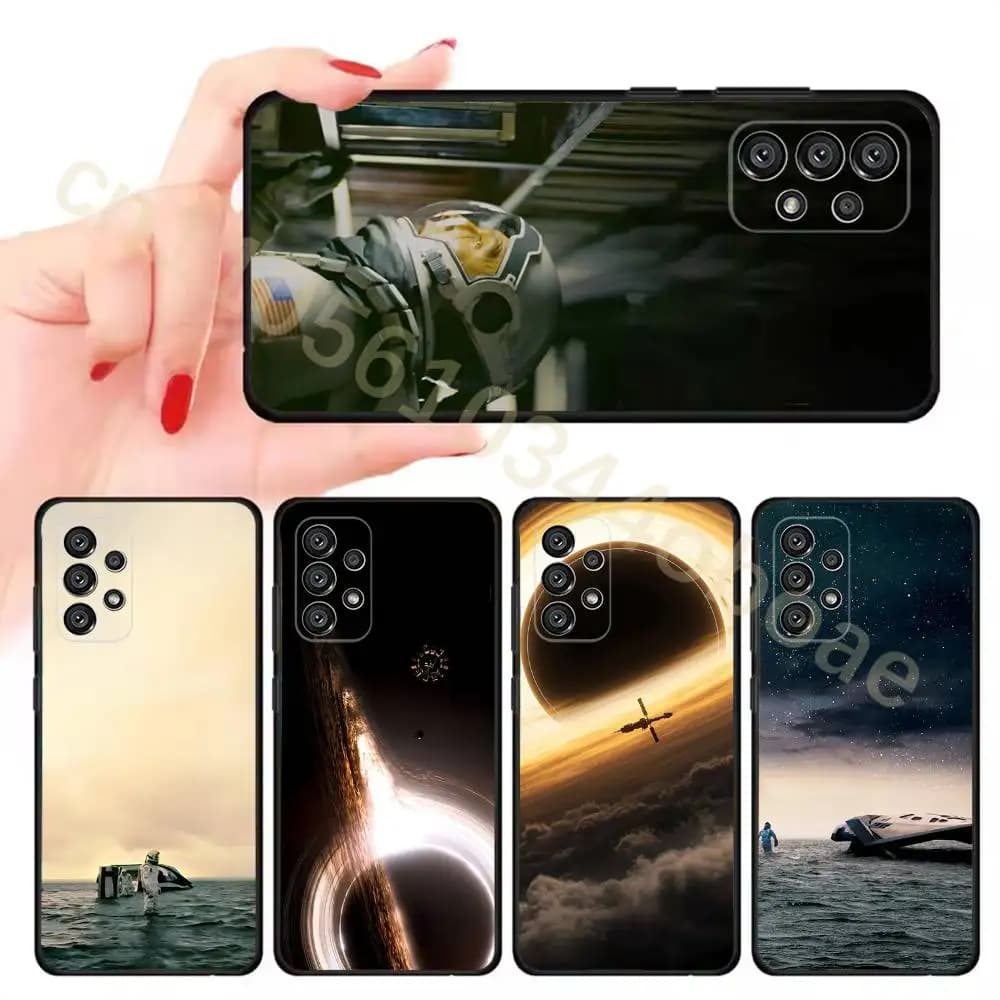 FILM I-Interstellar movie Phone Case For Samsung Galaxy A13,21s,22,31,32,52,53,71,80,A91 Soft Black Shell
