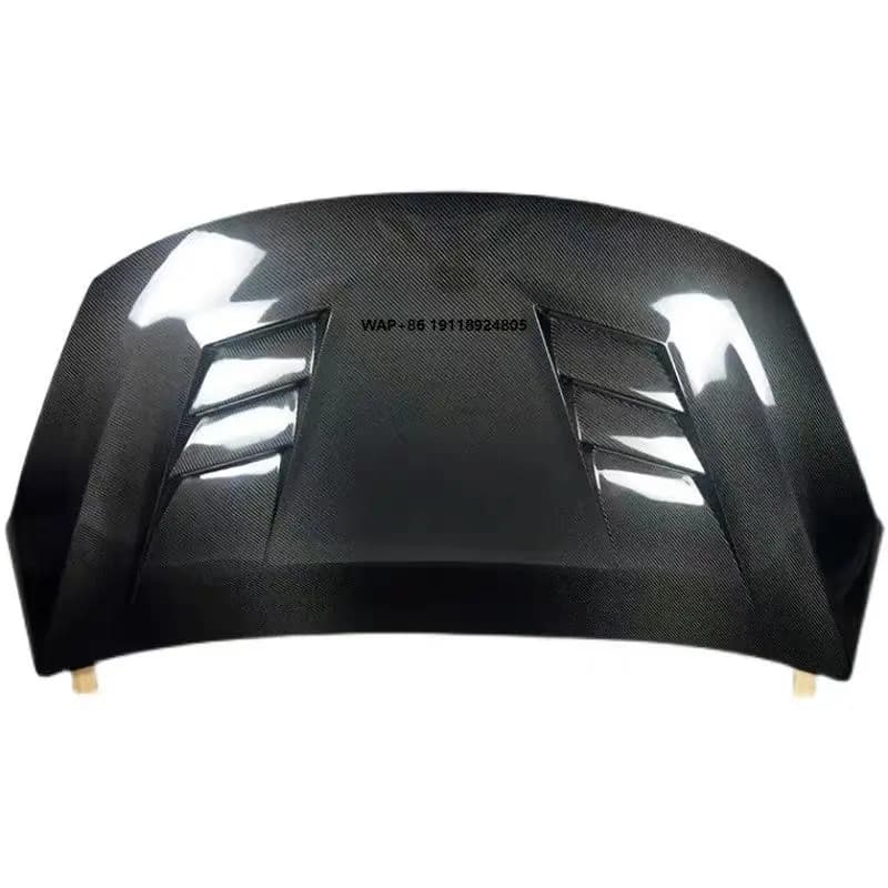 Carbon Fiber for  2016-2017 Civ ic 10th Upgrade Type-R MG Style Engine Hood Front Bonnet Cover