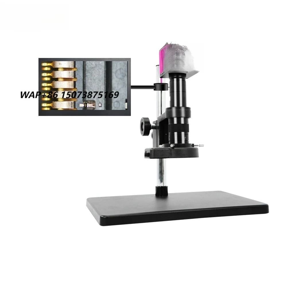 EOC 5MP HDMI High Magnification Measuring Digital Video Electronic Microscope for Research Institution Phone Repairing Jewelry