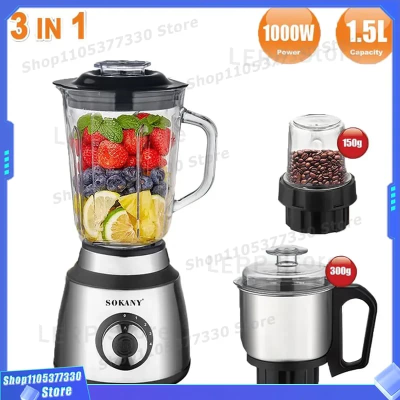 Portable Glass Juicer Blender 2 in 1 Electric Fruit Mixer Healthy Cooking Machine Portable Grinder for Home Kitchen Use
