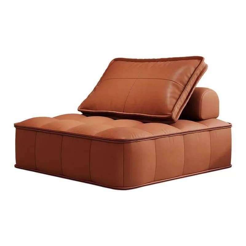 Tofu block single sofa lazy sofa, bedroom small sofa casual minimalist square combination tatami