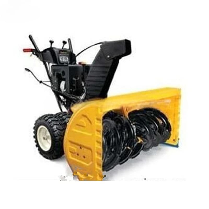 Twin tire snowblower Hand push winter road snow blower