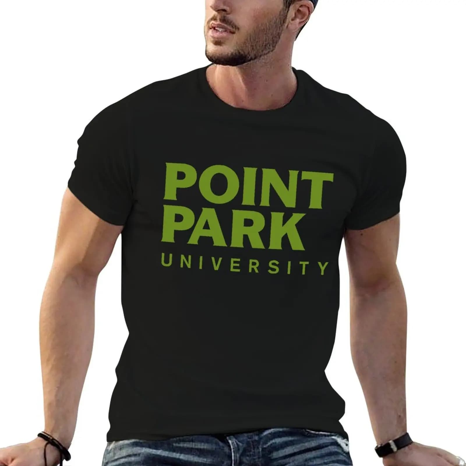 Univ of Point Park T-Shirt anime stuff blue archive men clothes