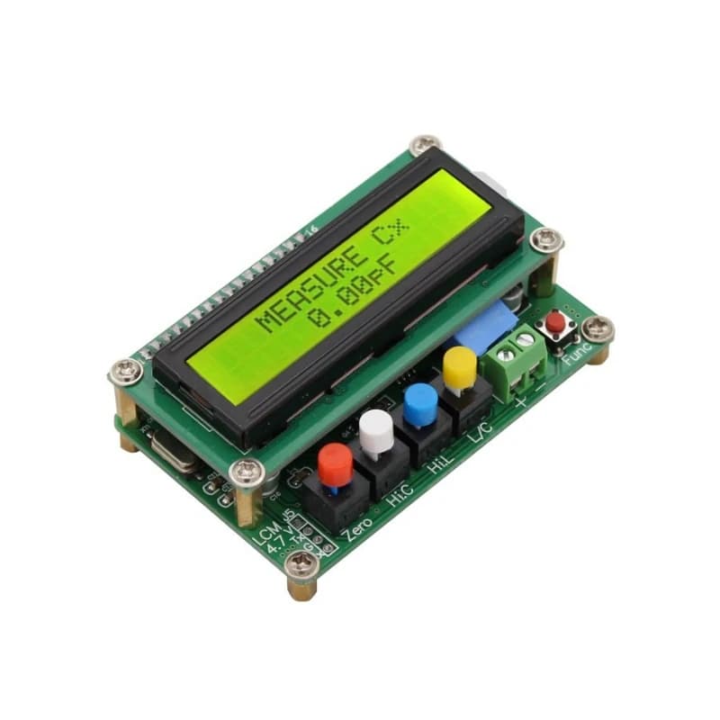 Full-function inductor-capacitance meter, inductor-capacitance meter, capacitance meter