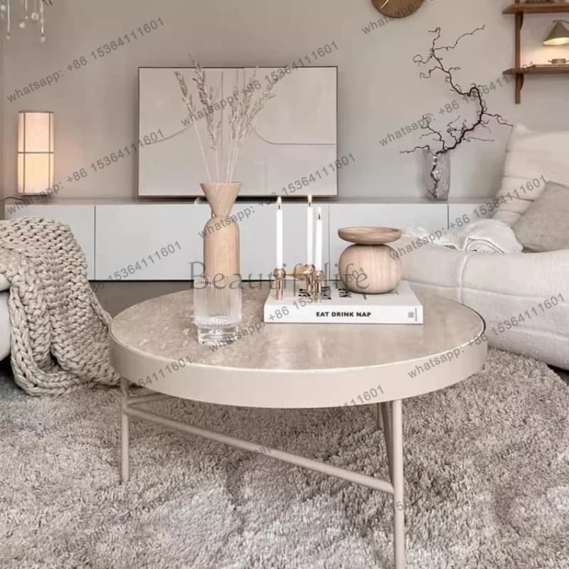 Style Modern Coffee Table Simple French Design Minimalist Senior Decor Center Tables Mesa De Centro Living Room Furniture