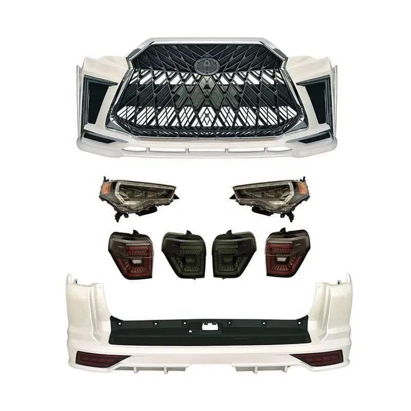 Carlong Black Primming Car Bumper for for 2010-2019 Front/Rear Grille Body Kit 100% Brand-new
