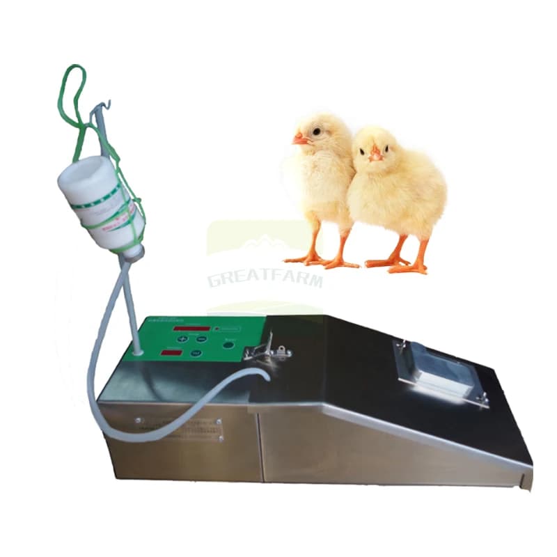 Poultry Farm Vaccine Injection Duckling Gosling Automatic Vaccine  Electric Syringe Machine