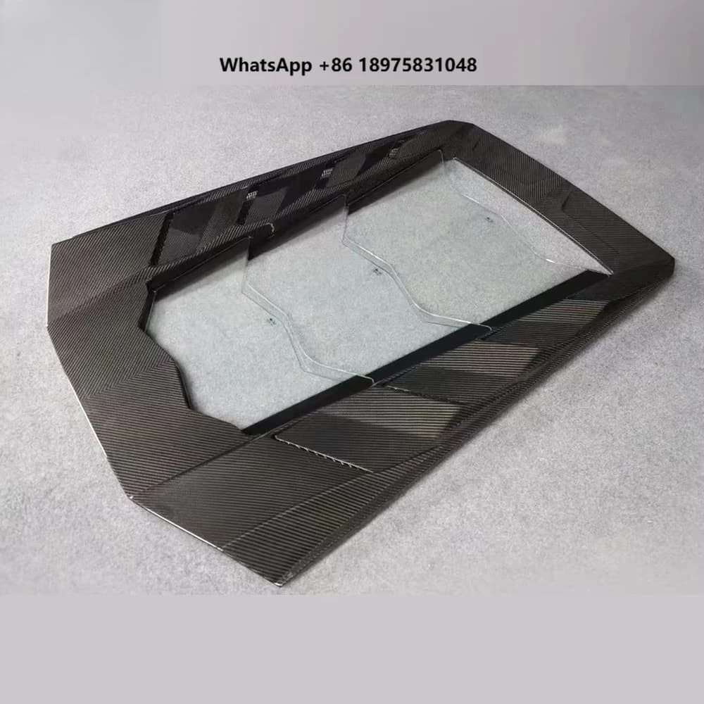 Tecnca Style Body Kit for ’Lamborghini Huracan Lp610 Lp580 Dry Carbon Fiber Rear Bumper Diffuser Spoiler, Factory Customized