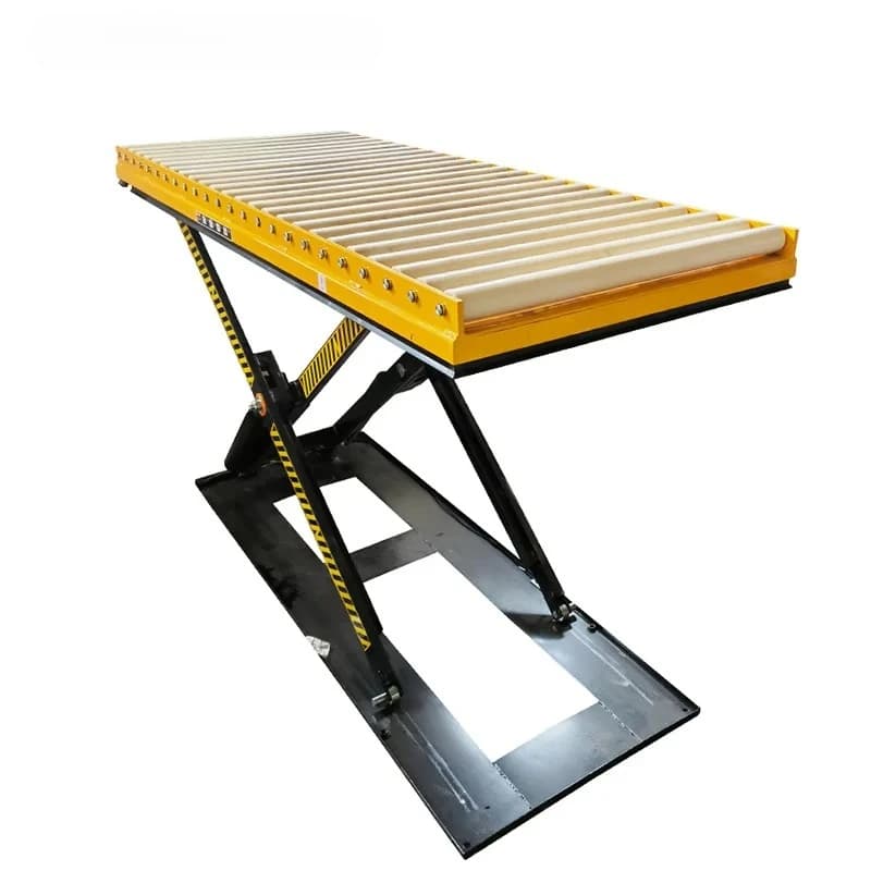 【Hot】4000Kg Mounted Platform Electric Stationary Hydraulic Table Lifting Scissor Lift