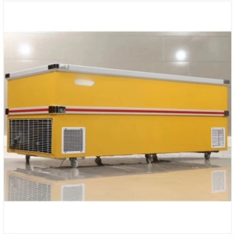 2 meters (780L) island cabinet large capacity display cabinet freezer commercial freezer ice cream seafood meat