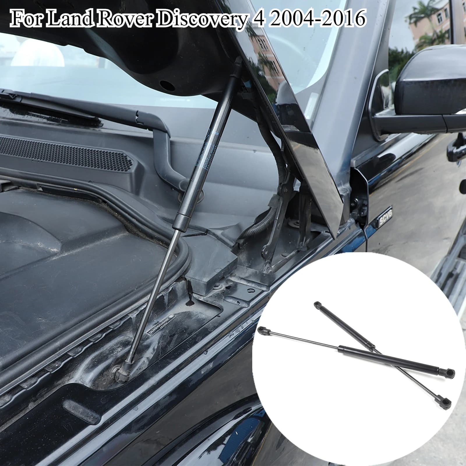 For 2004-16 Land Rover Discovery 4 Hood Gas Strut Lift Support Car Bonnet Tailgate Damper Rod High Quality Replacement Part